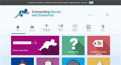 Desktop Screenshot of connectingdevonandsomerset.co.uk