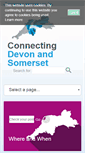 Mobile Screenshot of connectingdevonandsomerset.co.uk